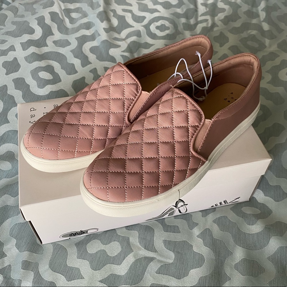 A New Day (Target) Quilted “Reese” Sneakers Blush